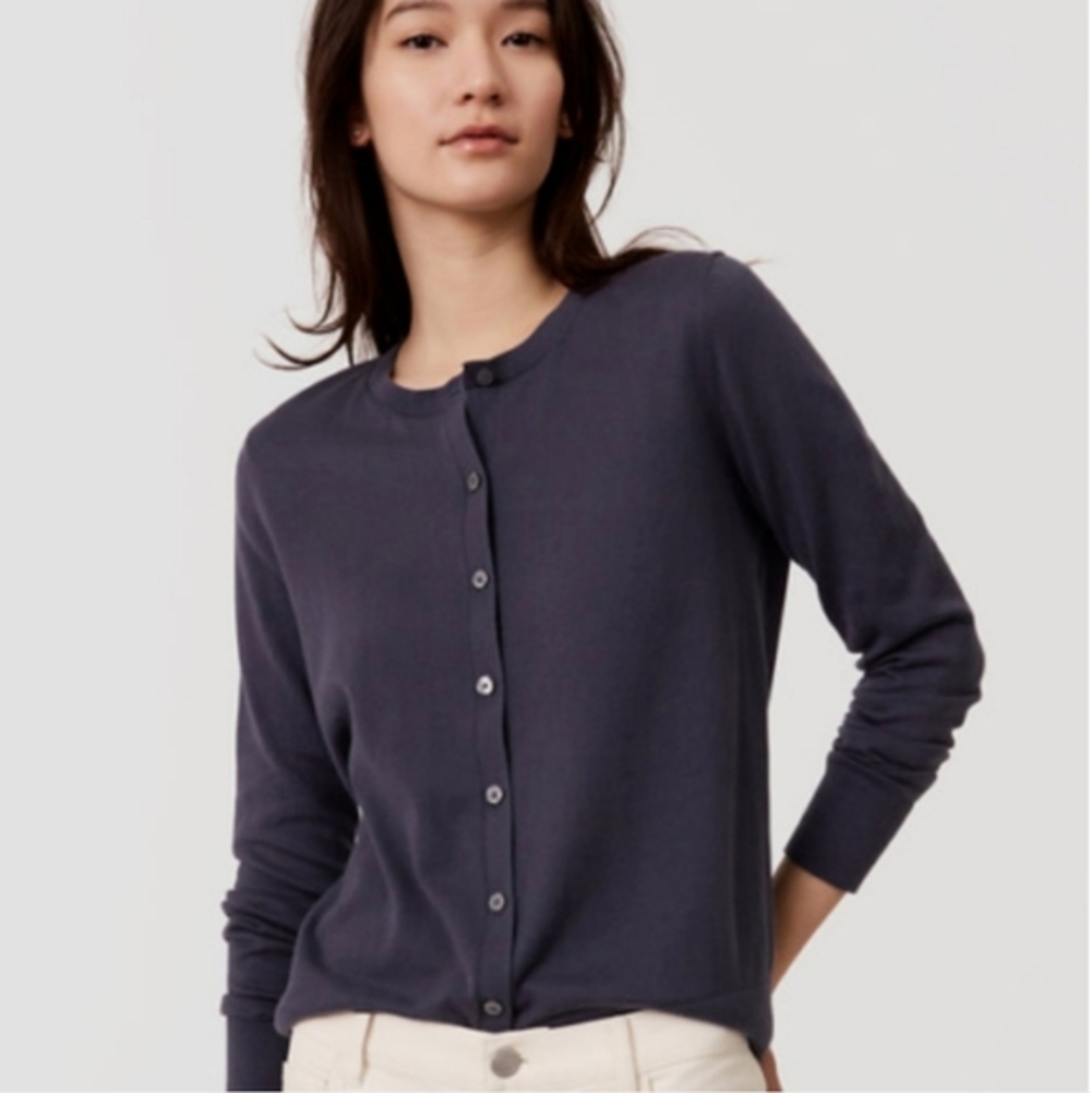 NWT LOFT Signature Cardigan